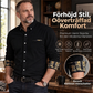 👔 50% RABATT NU! ✨ Herr Corduroyskjorta med Fleecefoder - Klassisk Snickarbyssnitt med Optimal Värme för Kallt Väder ❄️🛒