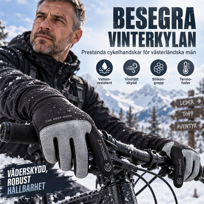 🎁-50 % RABATT! 🧤Vindtäta sporthandskar med pekskärmsfunktion, varma cykelhandskar med halkskydd för vandring, motorcykelåkning och friluftsliv