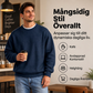 Herrtröja med rund hals i våffstickning