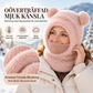 🧸 3-i-1 vinterbjörnmössa med halsduk och mask – Varm och lekfull ✨