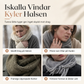 🎉NYHETER 2026| Fjärrkvinnors zebratryckta konstiga cashmere halsduk, tjock varm vinter schal och omslag med fransar