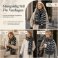 🎉NYHETER 2026| Fjärrkvinnors zebratryckta konstiga cashmere halsduk, tjock varm vinter schal och omslag med fransar
