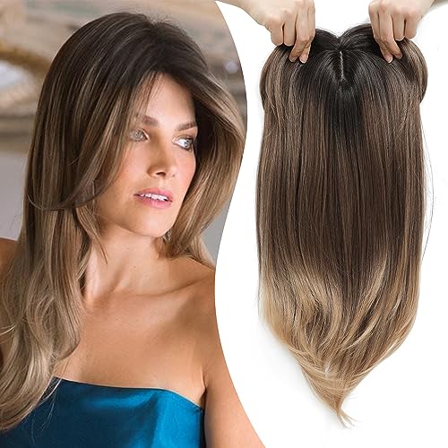 Top Layered Bangs Hairpiece dla kobiet z przerzedzonymi włosami